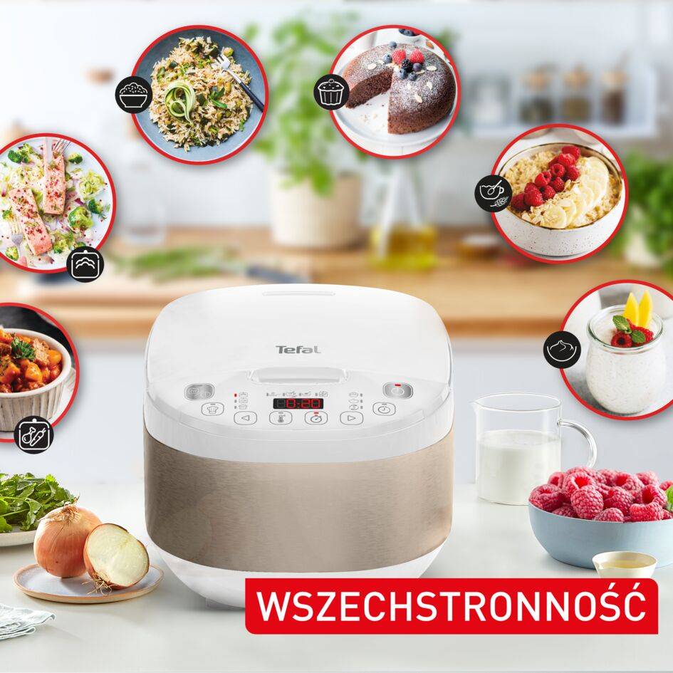 Multicooker TEFAL SimplyCook Plus 12 programów gotowania