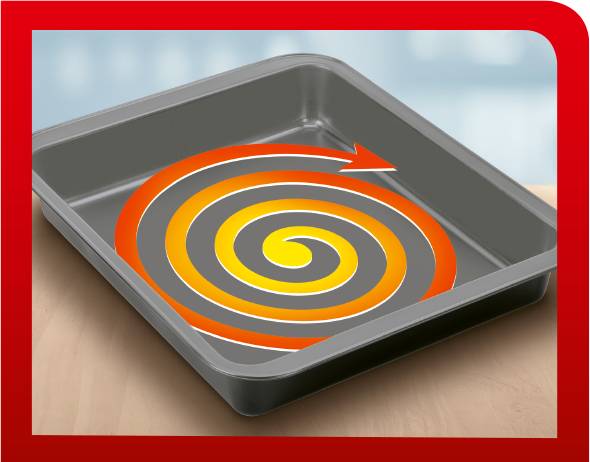 Blacha do pieczenia ciasta prostokątna TEFAL EASY BAKE 29x23cm 