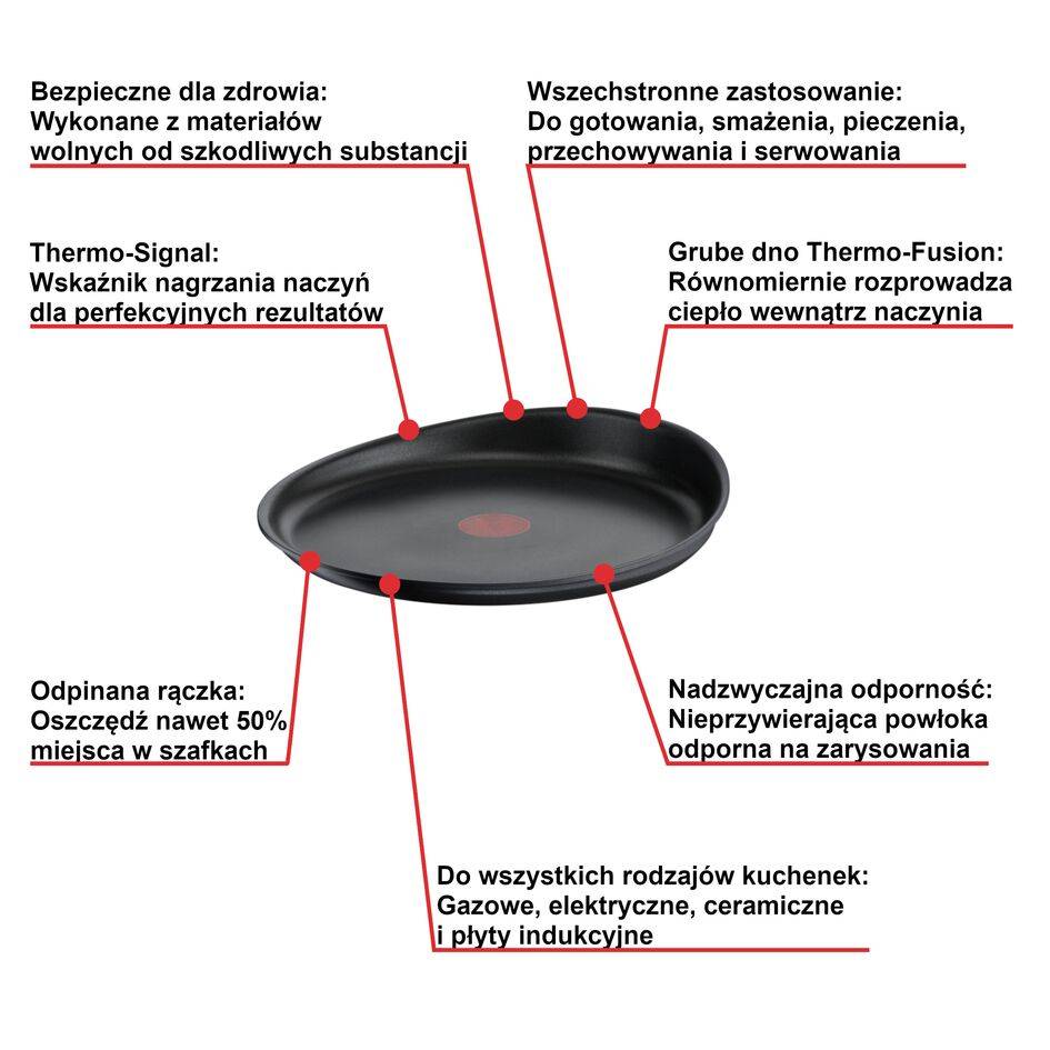 Patelnia naleśnikowa TEFAL INGENIO UNLIMITED 27cm