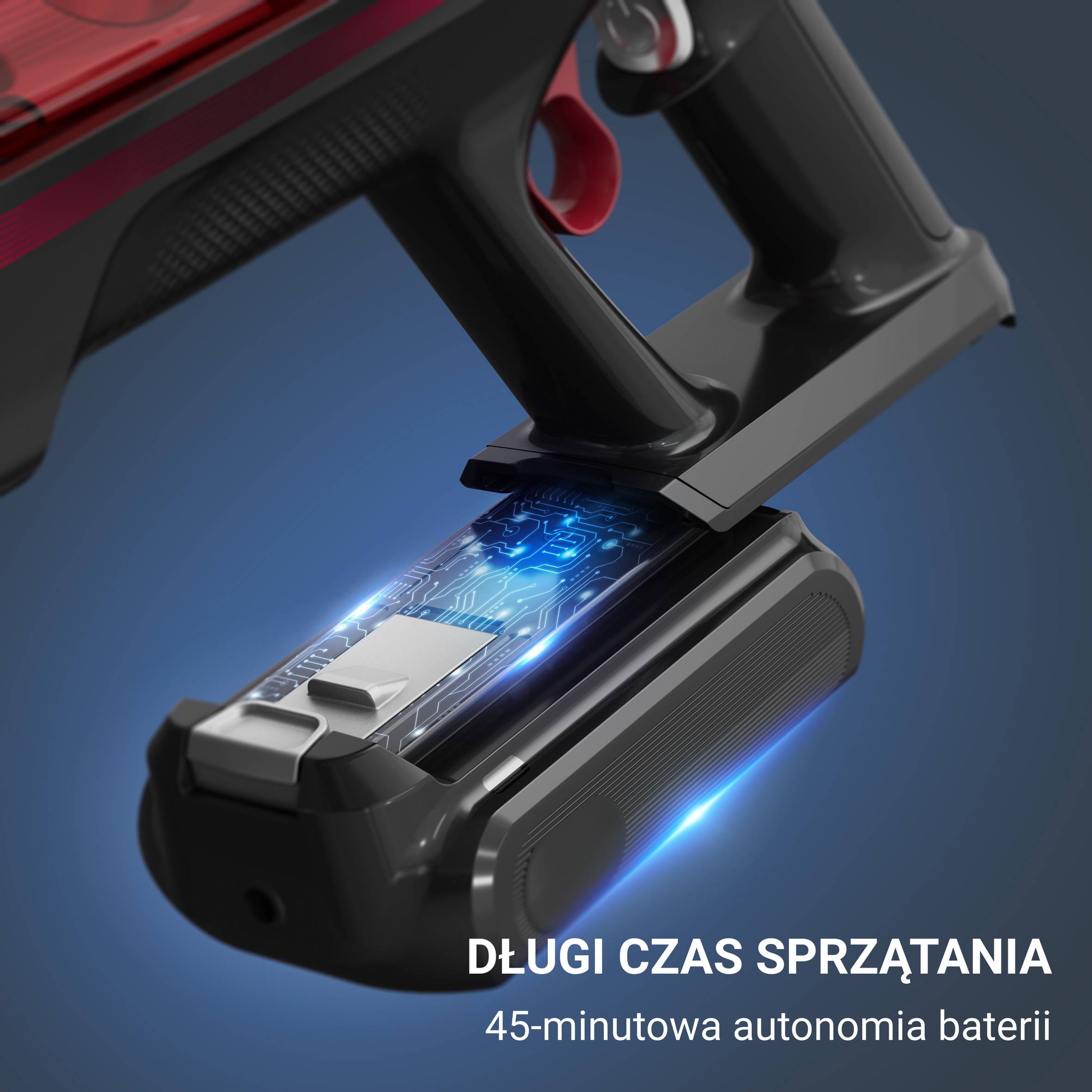 Odkurzacz bezprzewodowy, Tefal X-Force Flex 9.60, 100 AW, 45 min, szczotka Animal