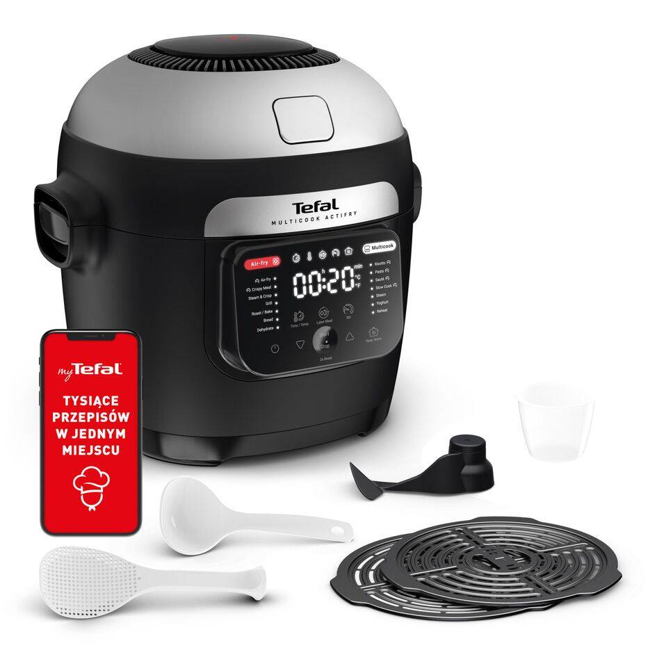 Frytkownica beztłuszczowa i multicooker airfryer TEFAL ACTIFRY MY741C