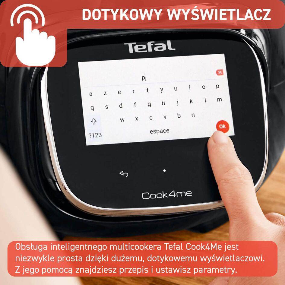 Inteligentny multicooker TEFAL COOK4ME TOUCH WIFI CY9128