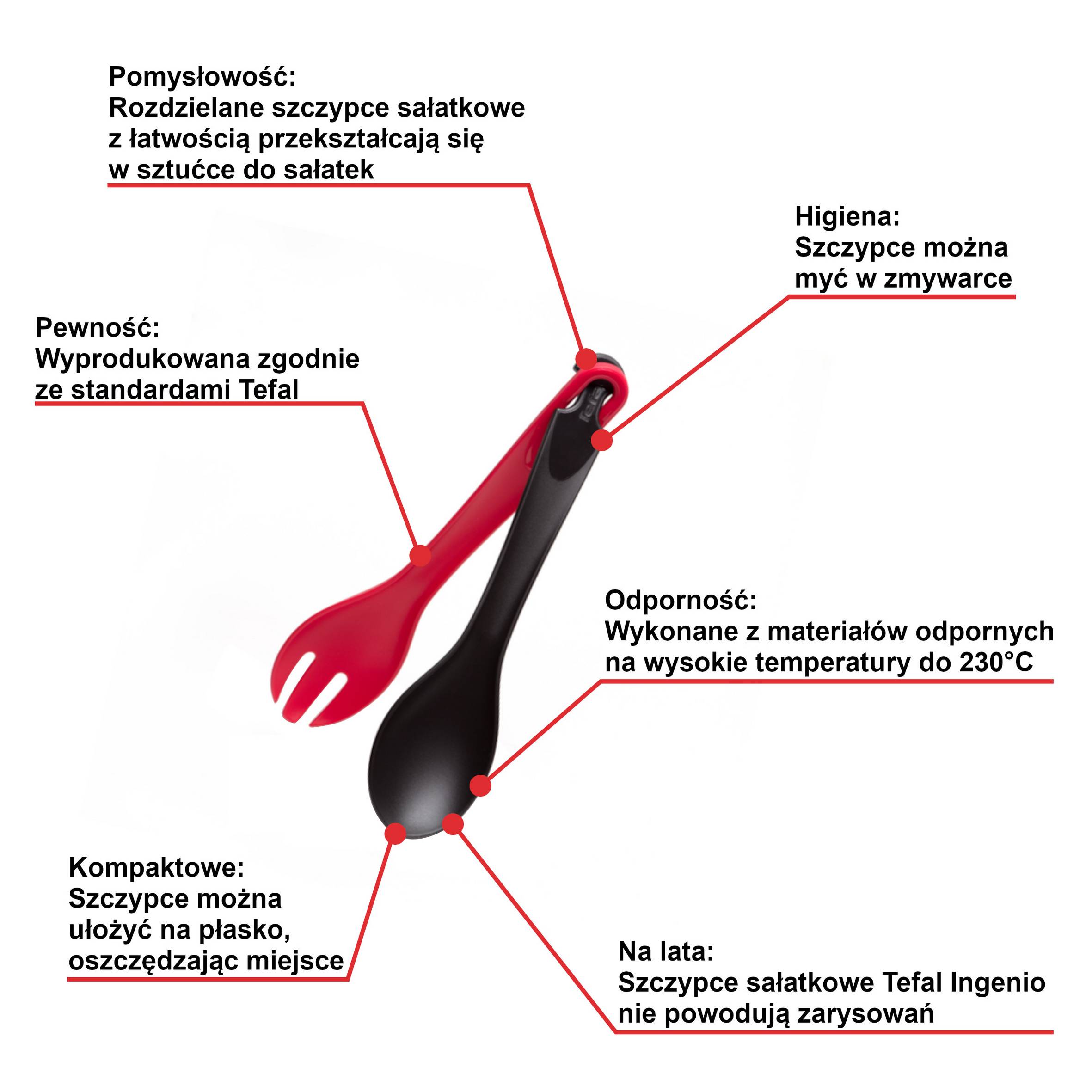 Szczypce do sałaty TEFAL INGENIO