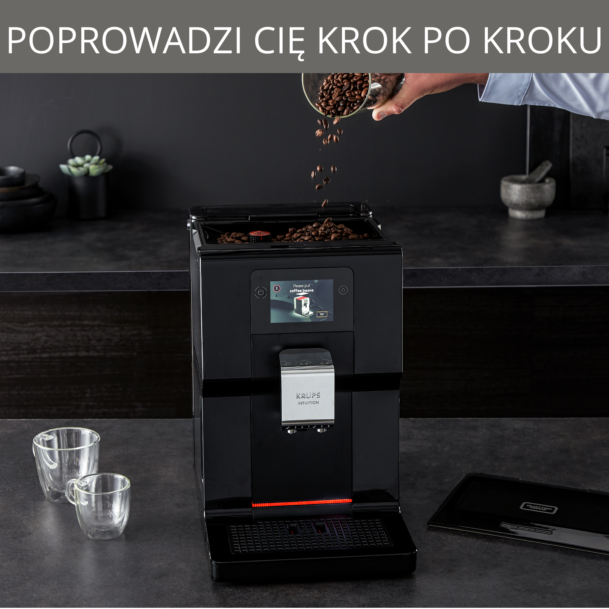 KRUPS INTUITION PREFERENCE EA8738 (czarny)