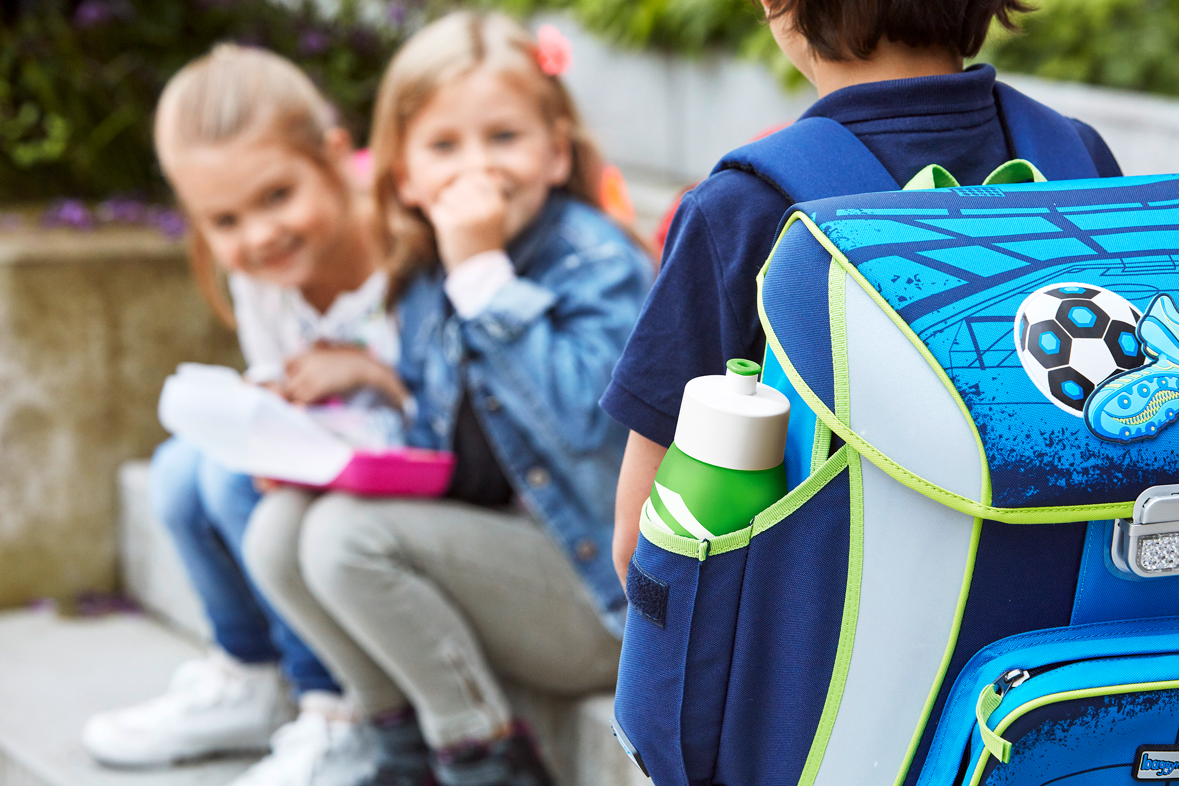 Bidon elastyczny niebieski 0,6L