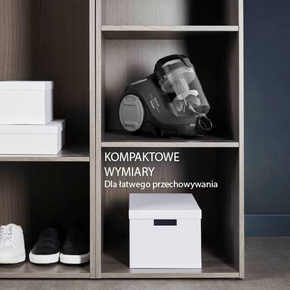 Tefal Swift Power Cyclonic, odkurzacz bezworkowy, 900 W, dla alergików, 1,5 l 