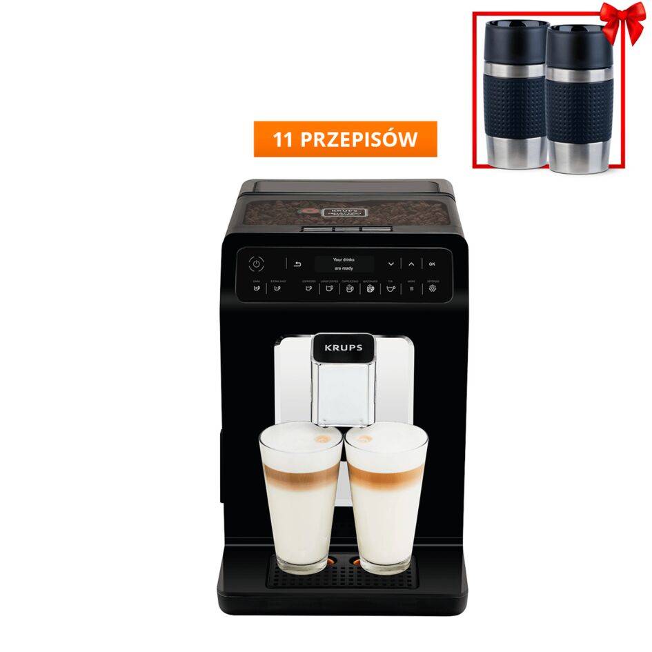 Ekspres ciśnieniowy do kawy KRUPS EVIDENCE ESSENTIAL EA8908 (czarny)