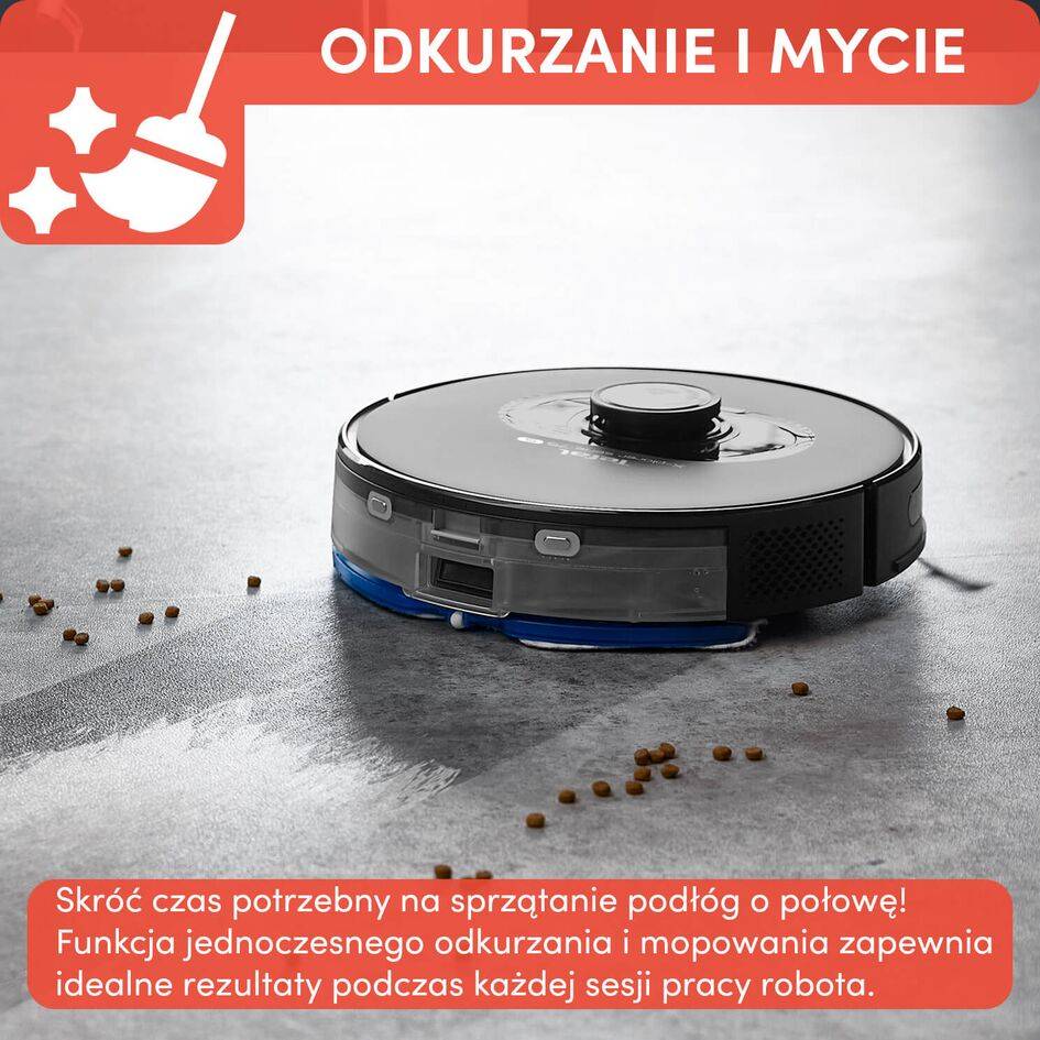 Robot sprzątający, Tefal X-Plorer S75 S, 2700 Pa, 120 min, harmonogram