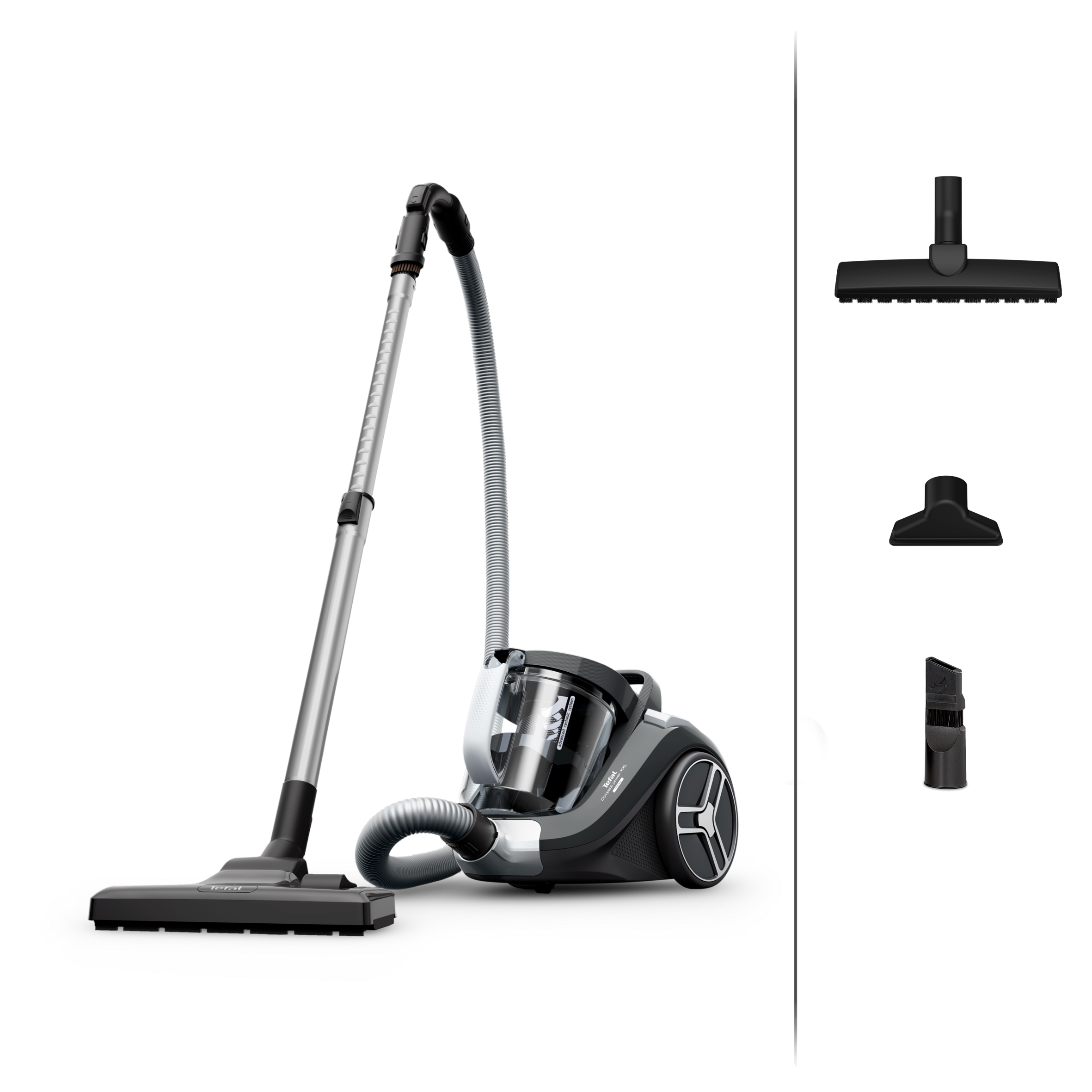 Tefal Compact Power XXL Total Clean, odkurzacz bezworkowy, 750 W, filtracja, 2,5 l