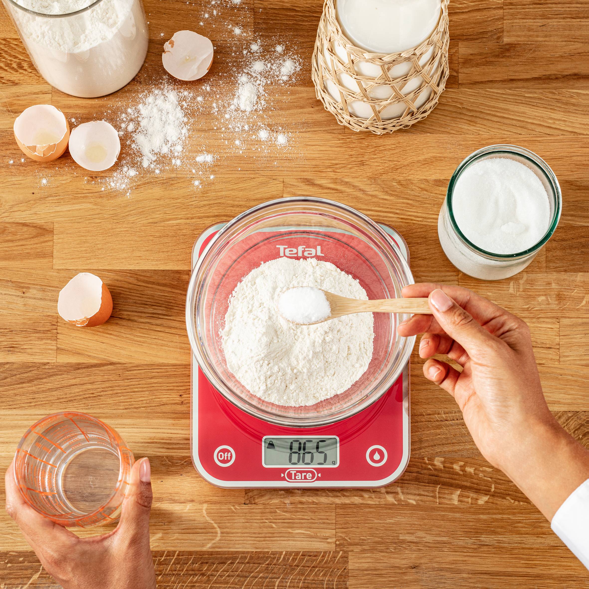 Waga kuchenna Tefal Optiss 5kg czerwona