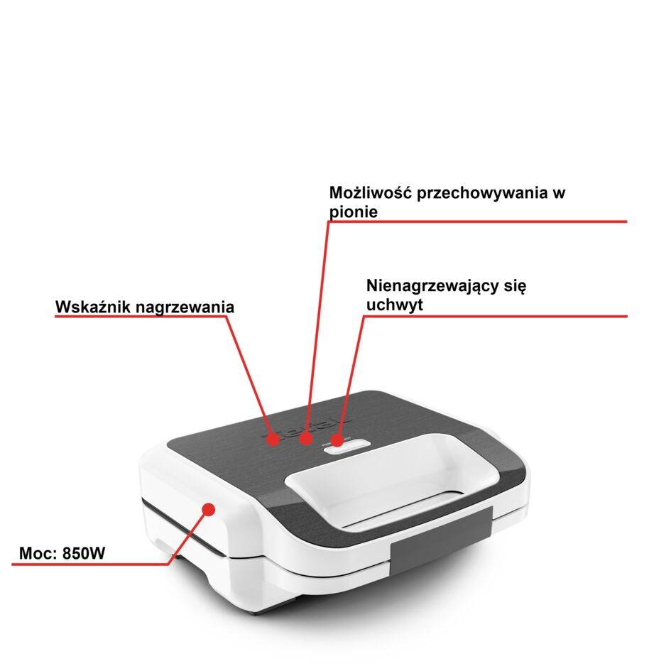 Opiekacz TEFAL Snack XL SW7011