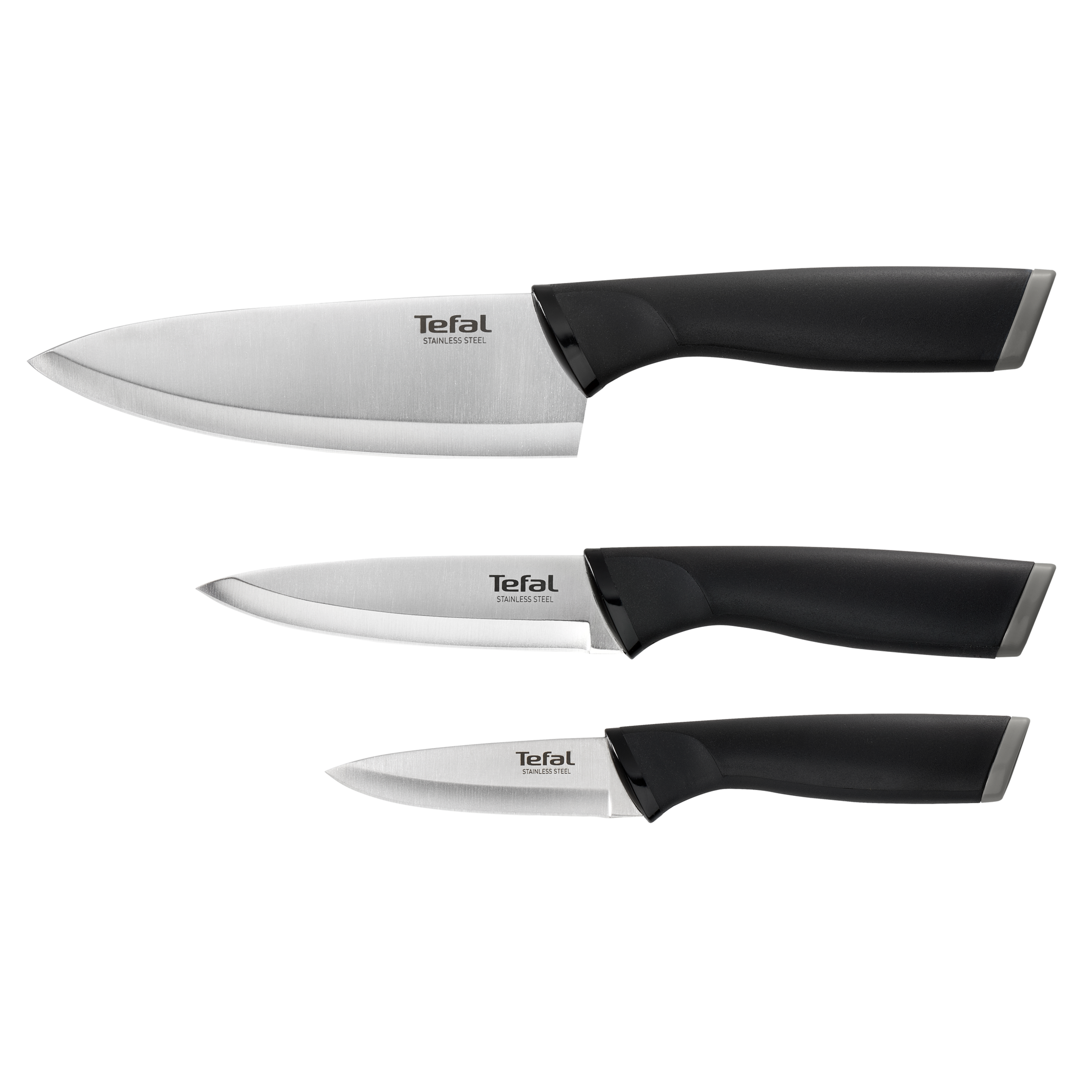 Zestaw noży ze stali nierdzewnej TEFAL COMFORT - 3 elementy