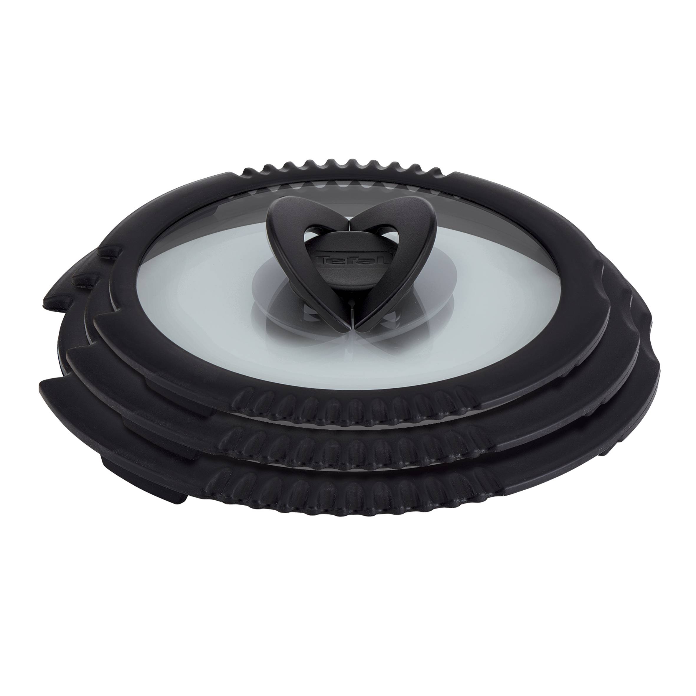 Zestaw szklanych pokrywek do odcedzania TEFAL INGENIO 16/18/20cm