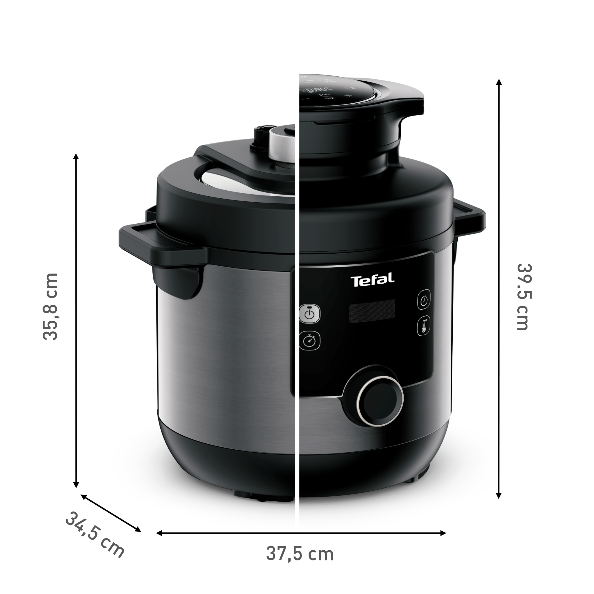Multicooker z pokrywą do zapiekania TEFAL TURBO CUISINE&FRY CY7788