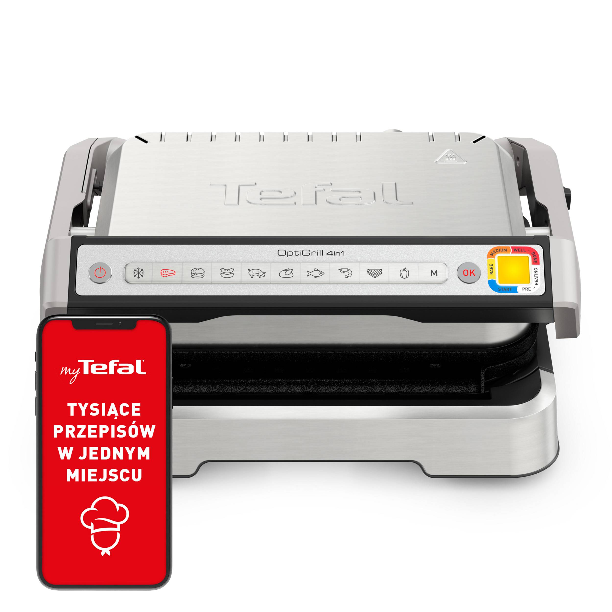 Grill elektryczny TEFAL OPTIGRILL GC774D