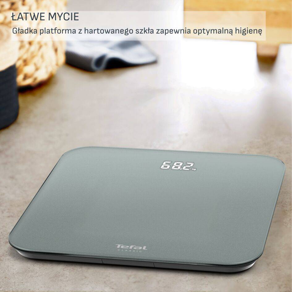 Waga łazienkowa, Tefal Classic, 180 kg, baterie