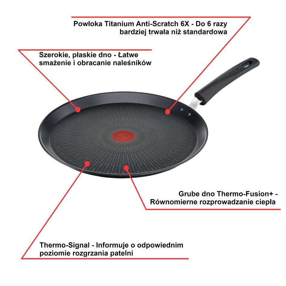 Patelnia naleśnikowa TEFAL UNLIMITED 25cm