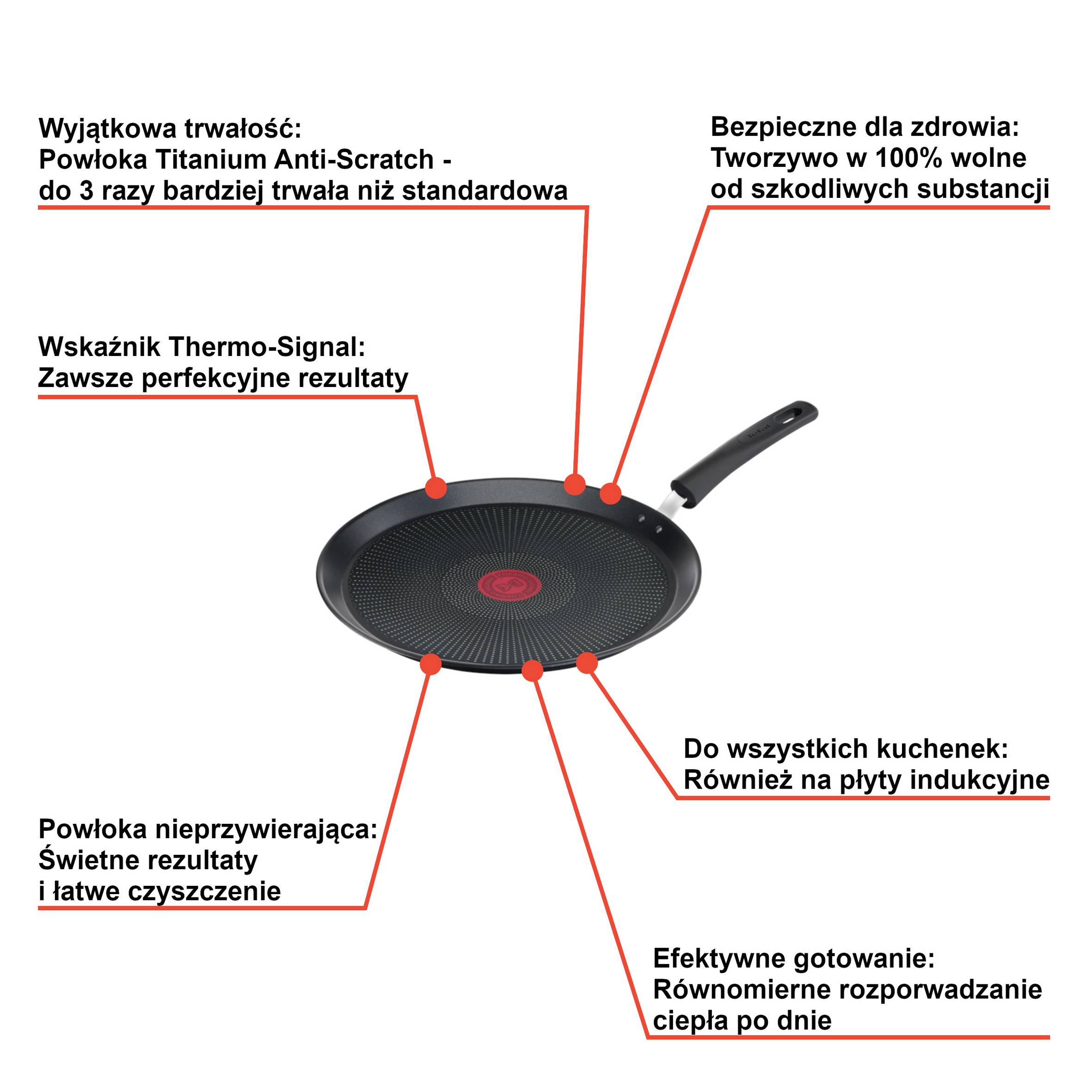 Patelnia naleśnikowa TEFAL ULTIMATE 25cm