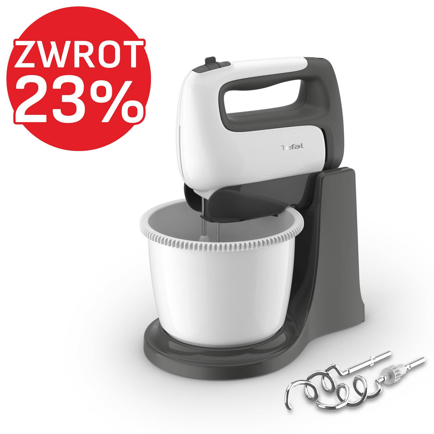 Mikser TEFAL PREP'MIX+ HT464138 + misa