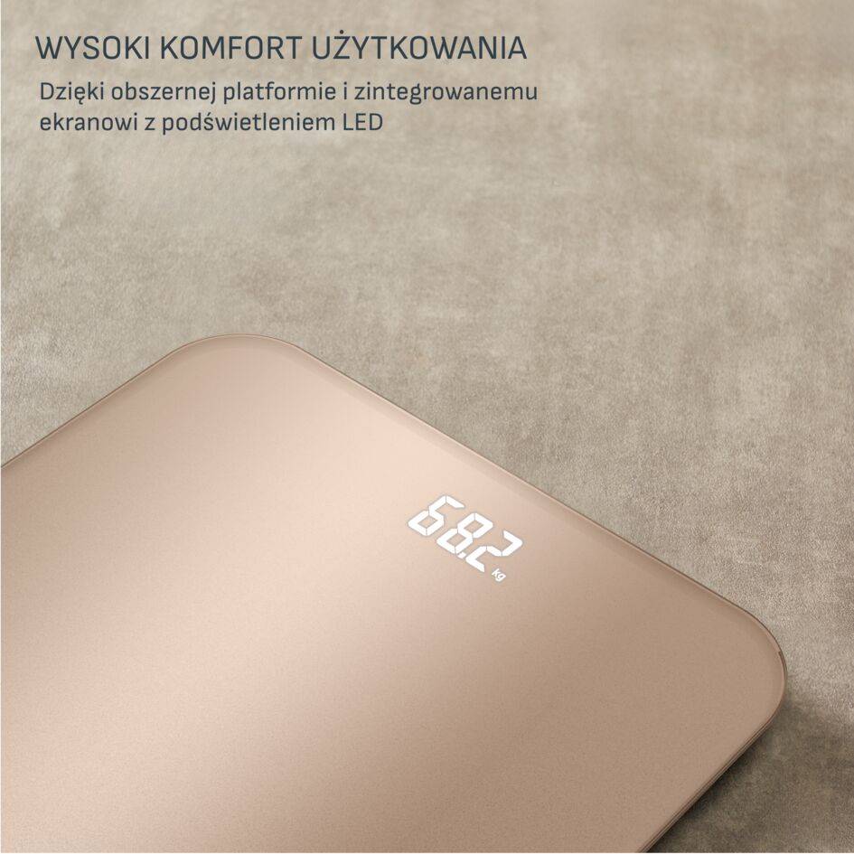 Waga łazienkowa, Tefal Classic, 180 kg, baterie