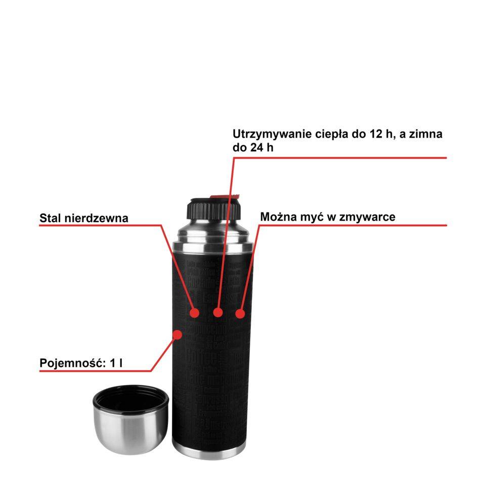  Termos TEFAL SENATOR 1L czarny