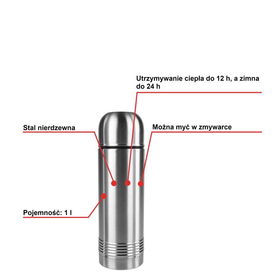 Termos TEFAL SENATOR 1L stalowy