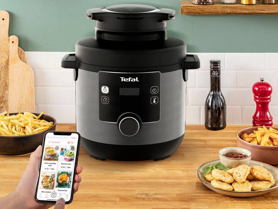 Multicooker z pokrywą do zapiekania TEFAL TURBO CUISINE&FRY CY7788