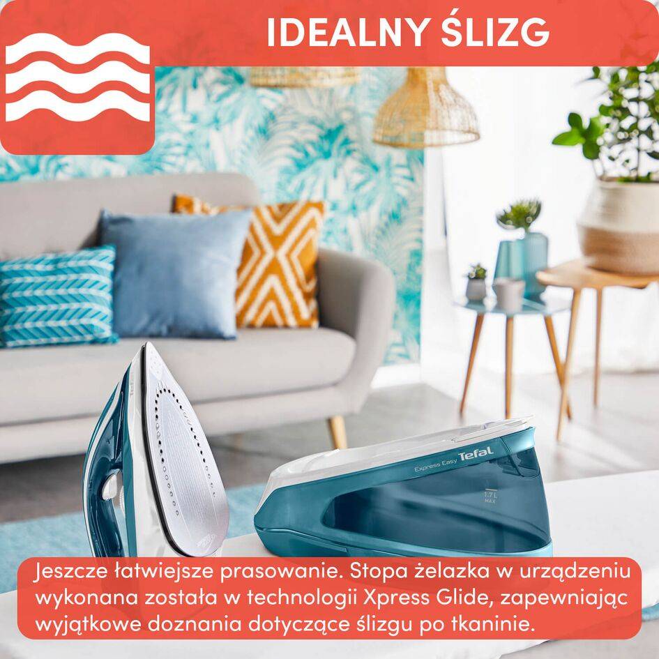 Generator pary, Tefal Express Easy SV6131, 120 g/min, 1.7 L