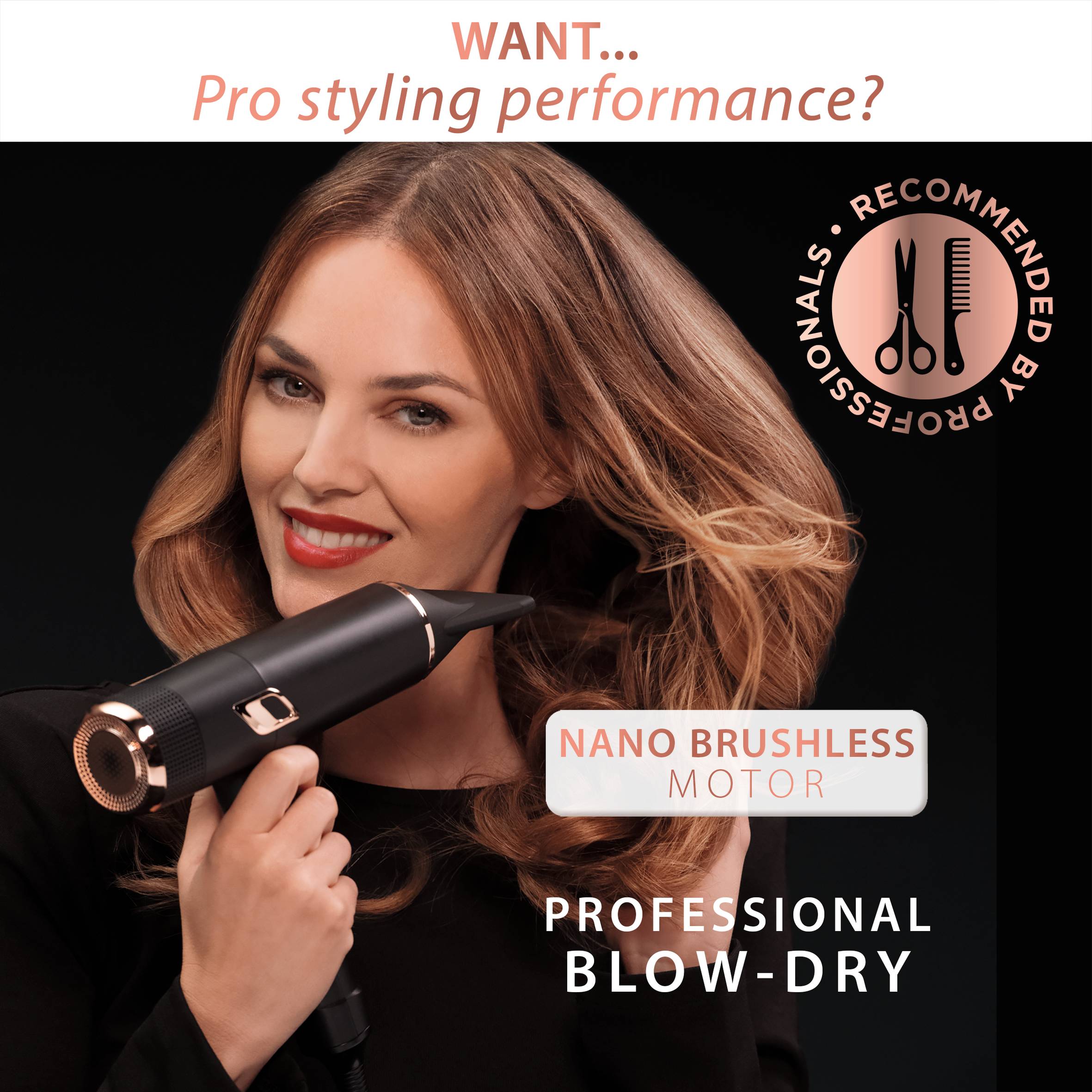 Suszarka do włosów, Rowenta Maestria Ultimate Experience, jonizacja, 9 poziomów