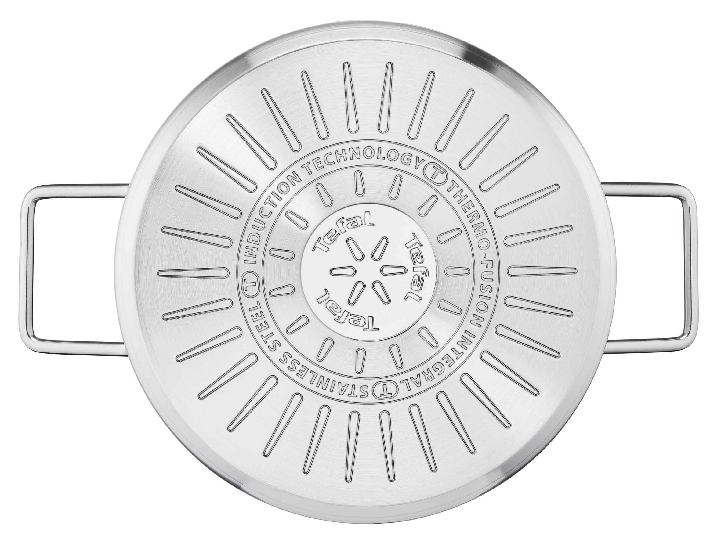 Zestaw garnków, Tefal Nordica, 8 elementów, stal nierdzewna, pokrywki