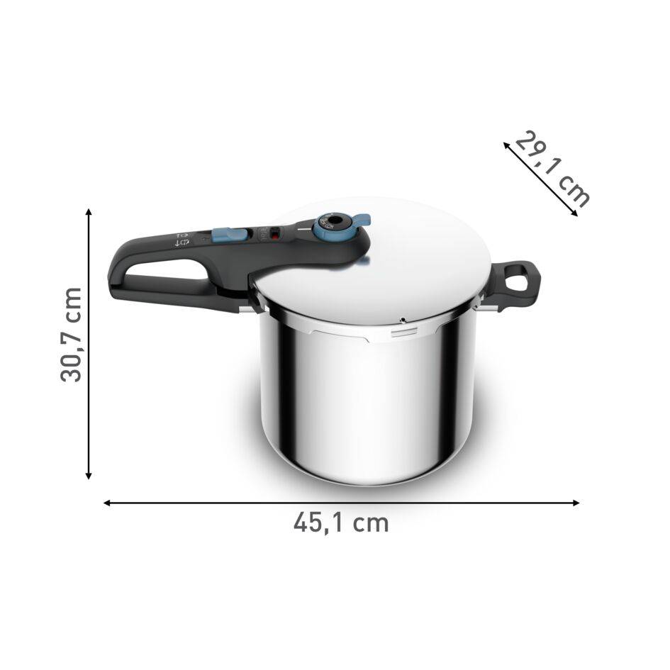 Szybkowar TEFAL SECURE TRENDY 8L + koszyk