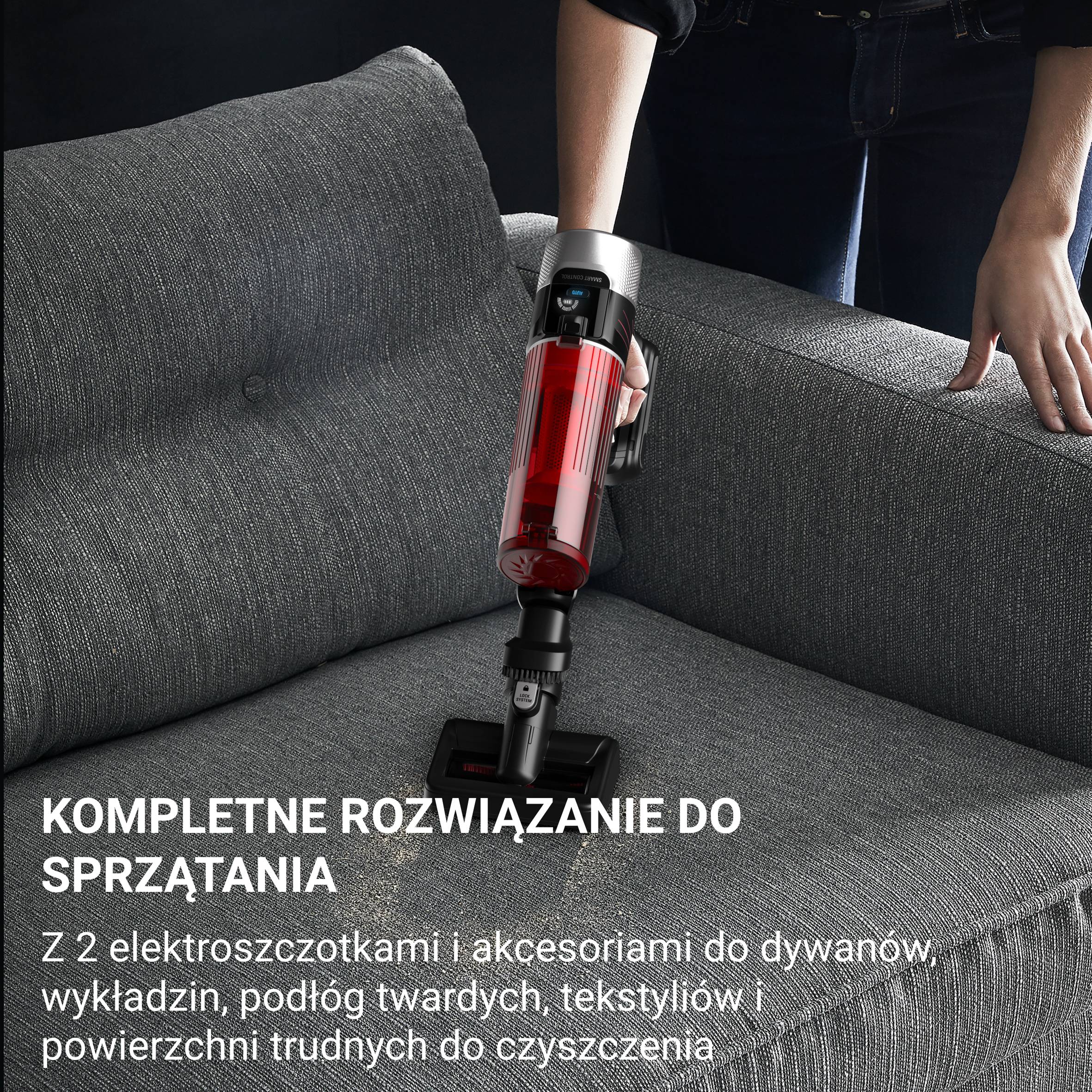 Odkurzacz bezprzewodowy, Tefal X-Force Flex 9.60, 100 AW, 45 min, szczotka Animal