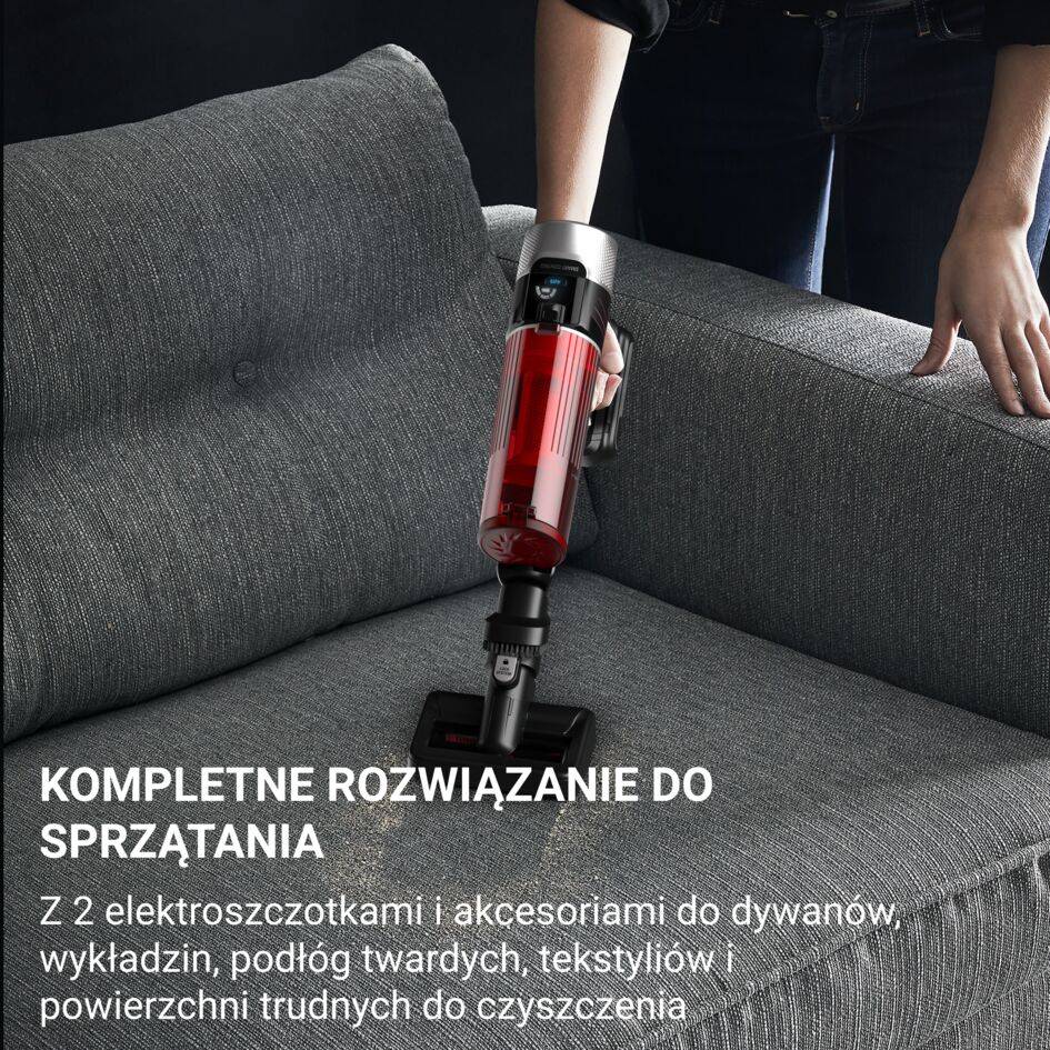 Odkurzacz bezprzewodowy, Tefal X-Force Flex 9.60, 100 AW, 45 min, szczotka Animal