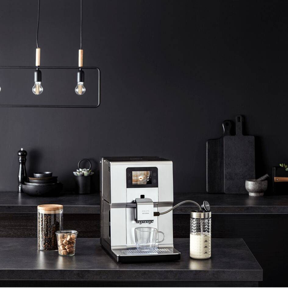 Ekspres do kawy automatyczny KRUPS INTUITION PREFERENCE+ EA875E (jasnoszary)