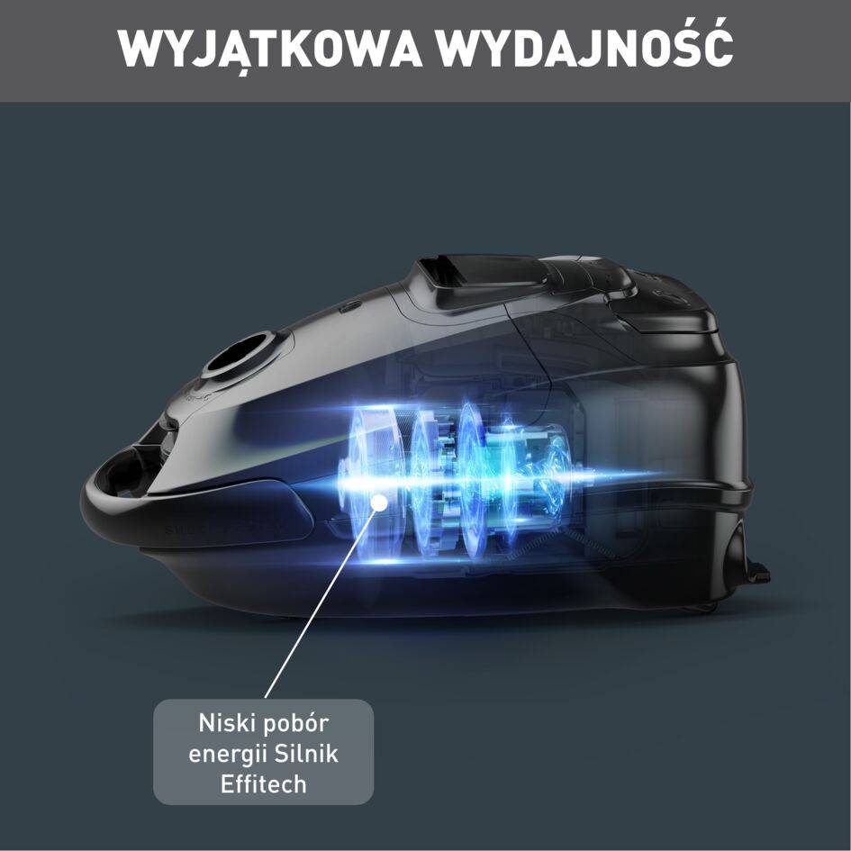 Tefal Silence Force Allergy+, odkurzacz workowy, 400 W, dla alergików, cichy