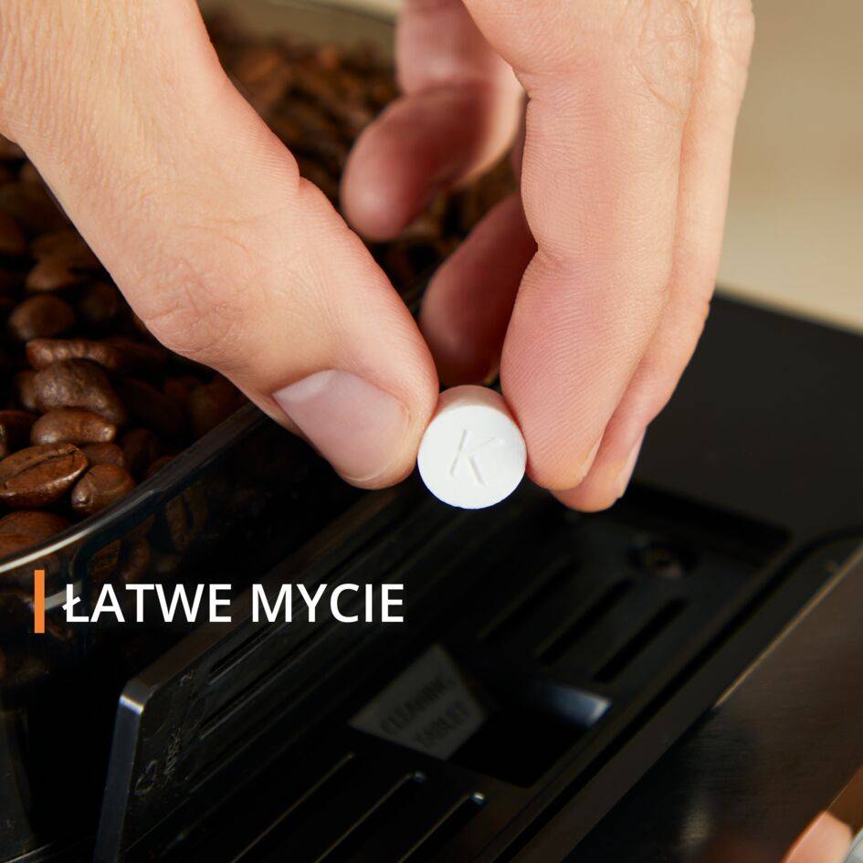 Ekspres ciśnieniowy do kawy KRUPS Sensation Milk EA9129 (ciemny brąz/czarny)