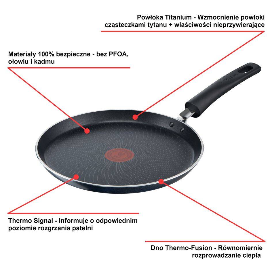 Patelnia naleśnikowa TEFAL GENEROUS COOK 25cm