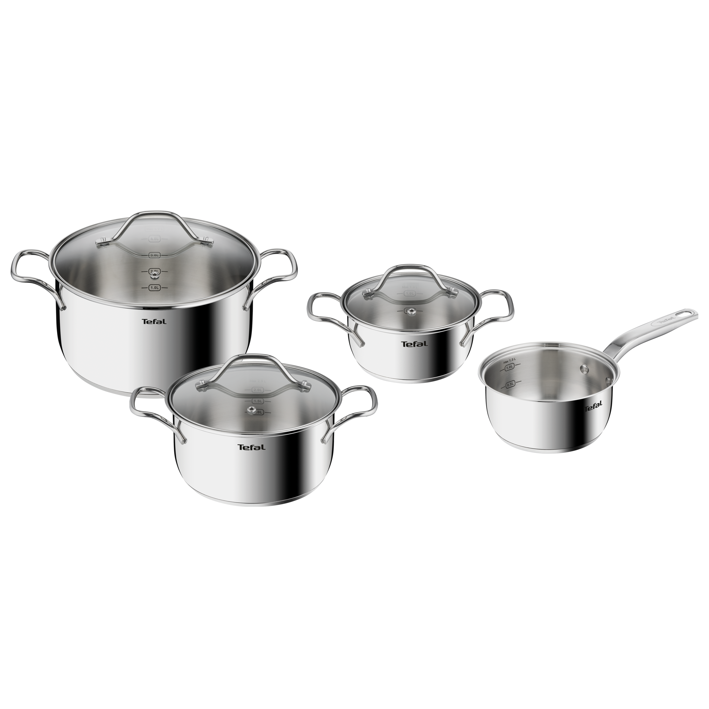 Zestaw garnków TEFAL INTUITION - 7 elementów