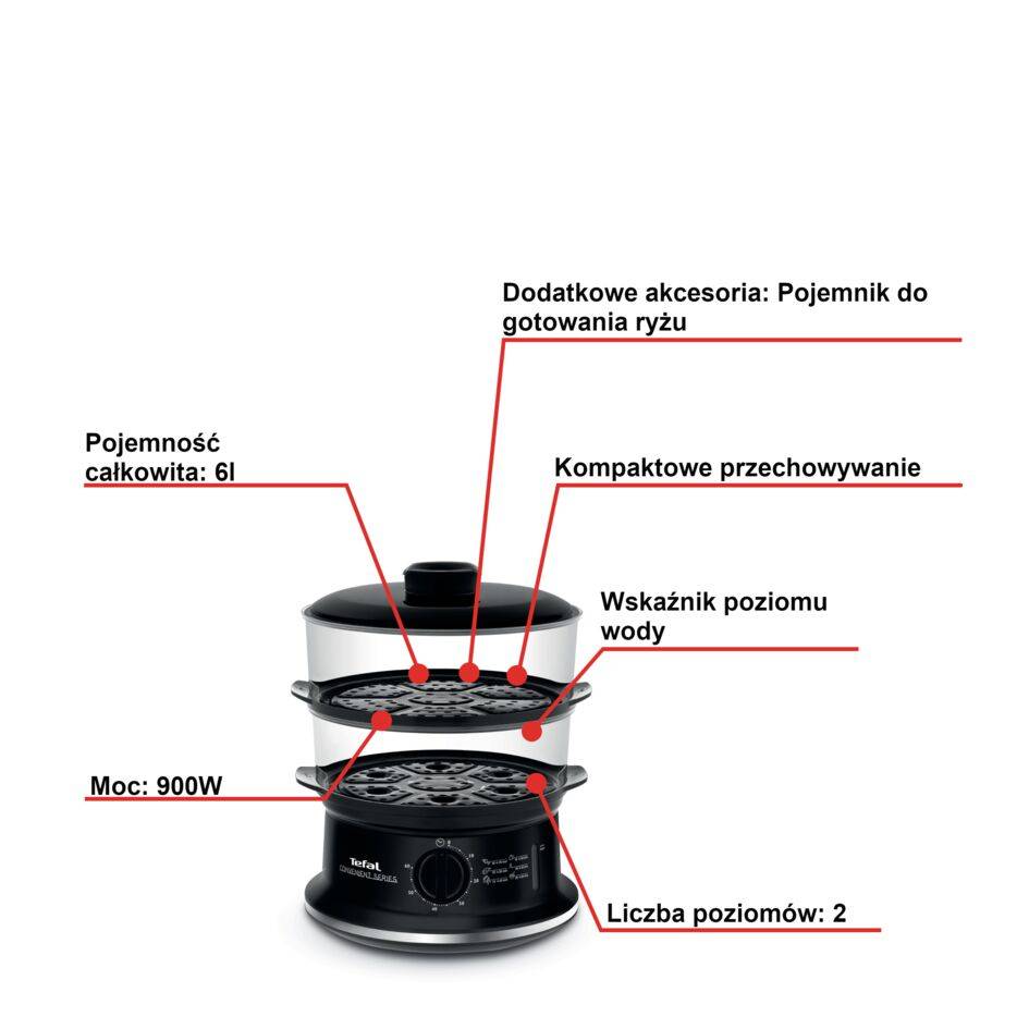 Parowar TEFAL CONVENIENT VC140131