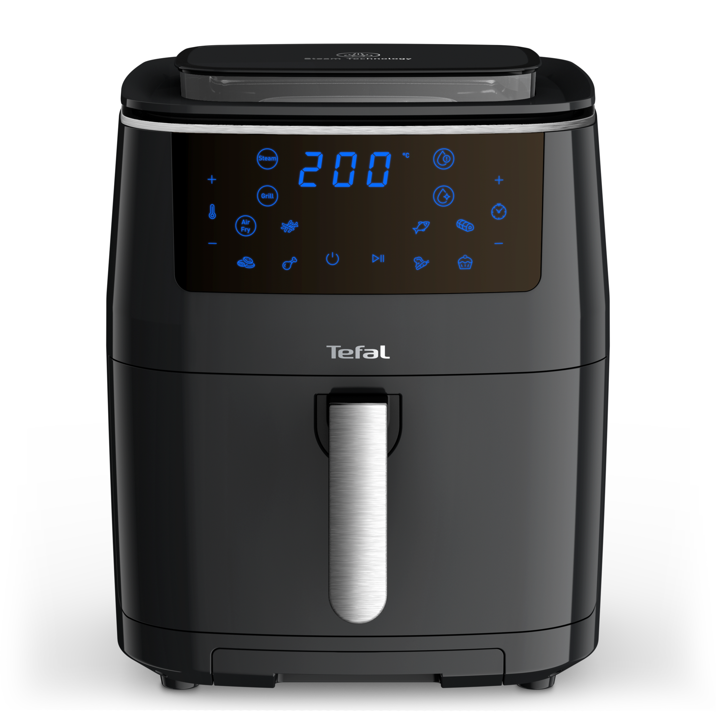 Frytkownica beztłuszczowa, Tefal Easy Fry Grill&Steam FW2018, funkcja grilla, gotowanie na parze
