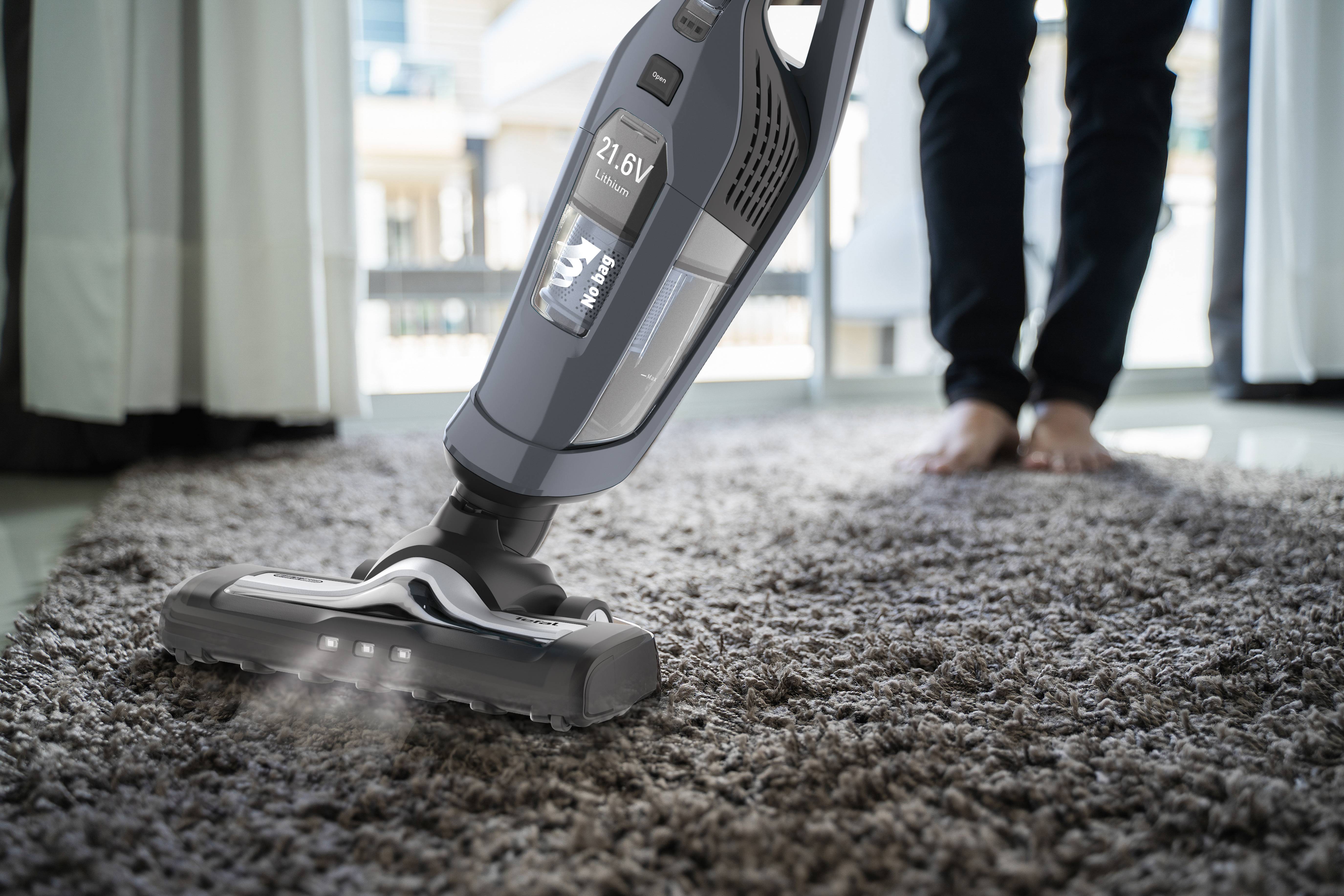 Odkurzacz bezprzewodowy TEFAL DUAL FORCE TY6756