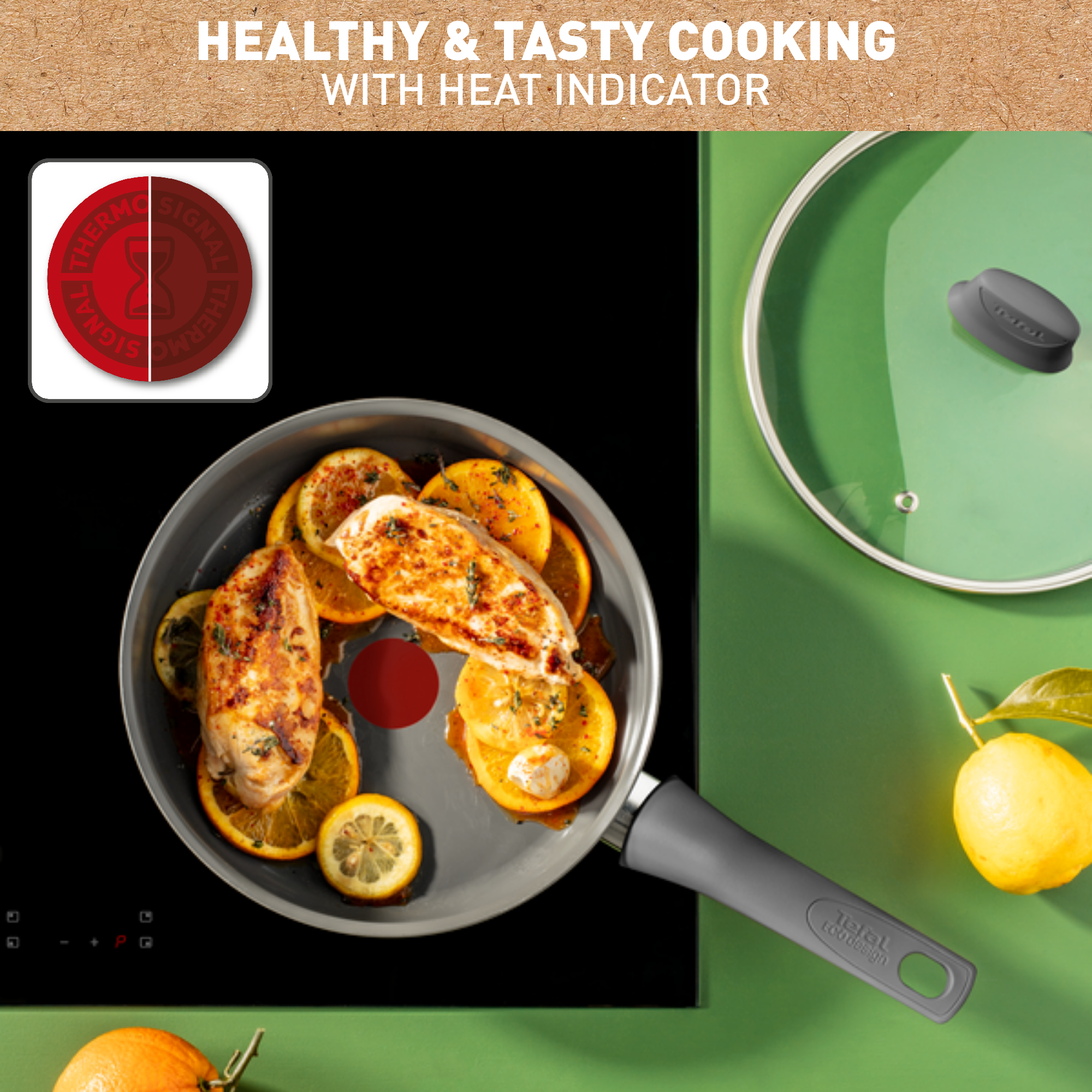 Patelnia głęboka Tefal Renewal 24cm