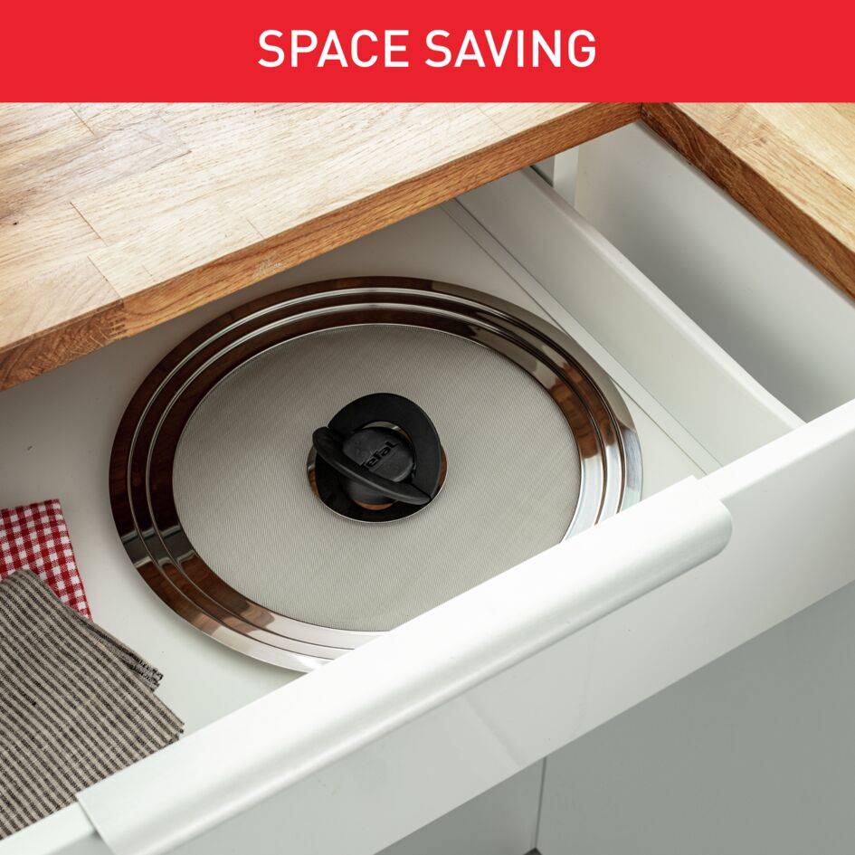 Pokrywka INGENIO ze stali nierdzewnej zapobiegająca rozpryskom 24-30 cm