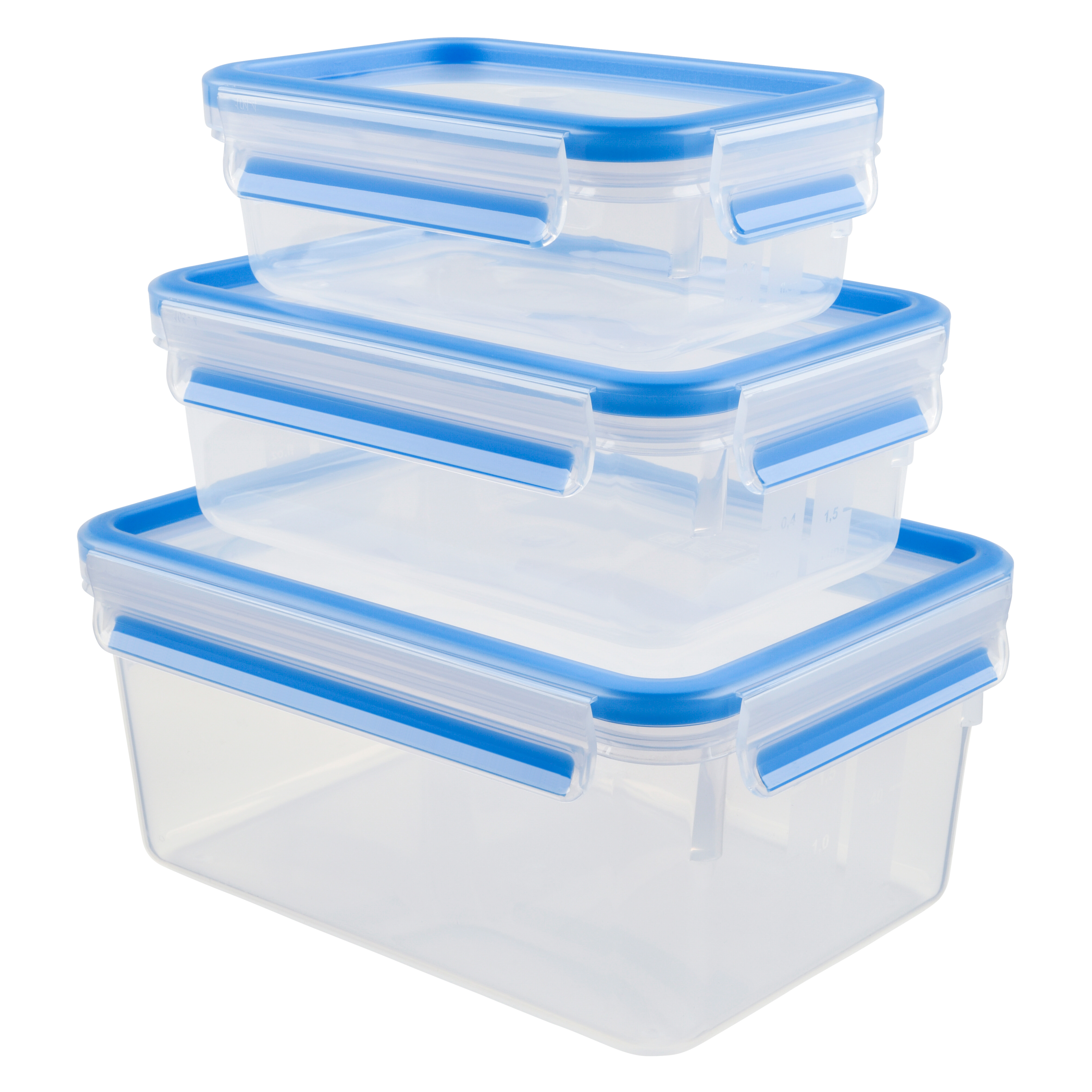 Zestaw pojemników lunchbox TEFAL MASTERSEAL 0,55/1/2,3l