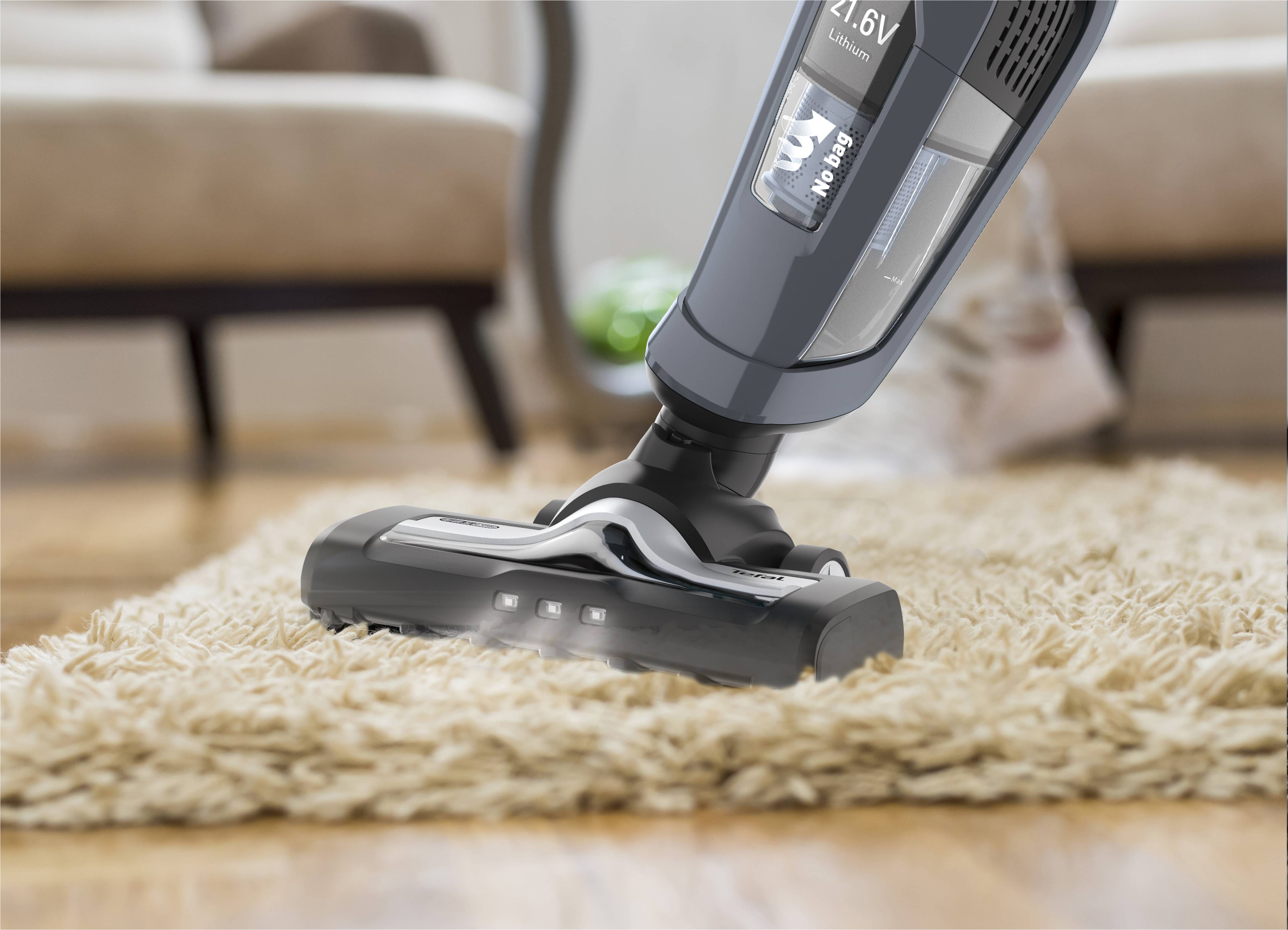 Odkurzacz bezprzewodowy TEFAL DUAL FORCE TY6756