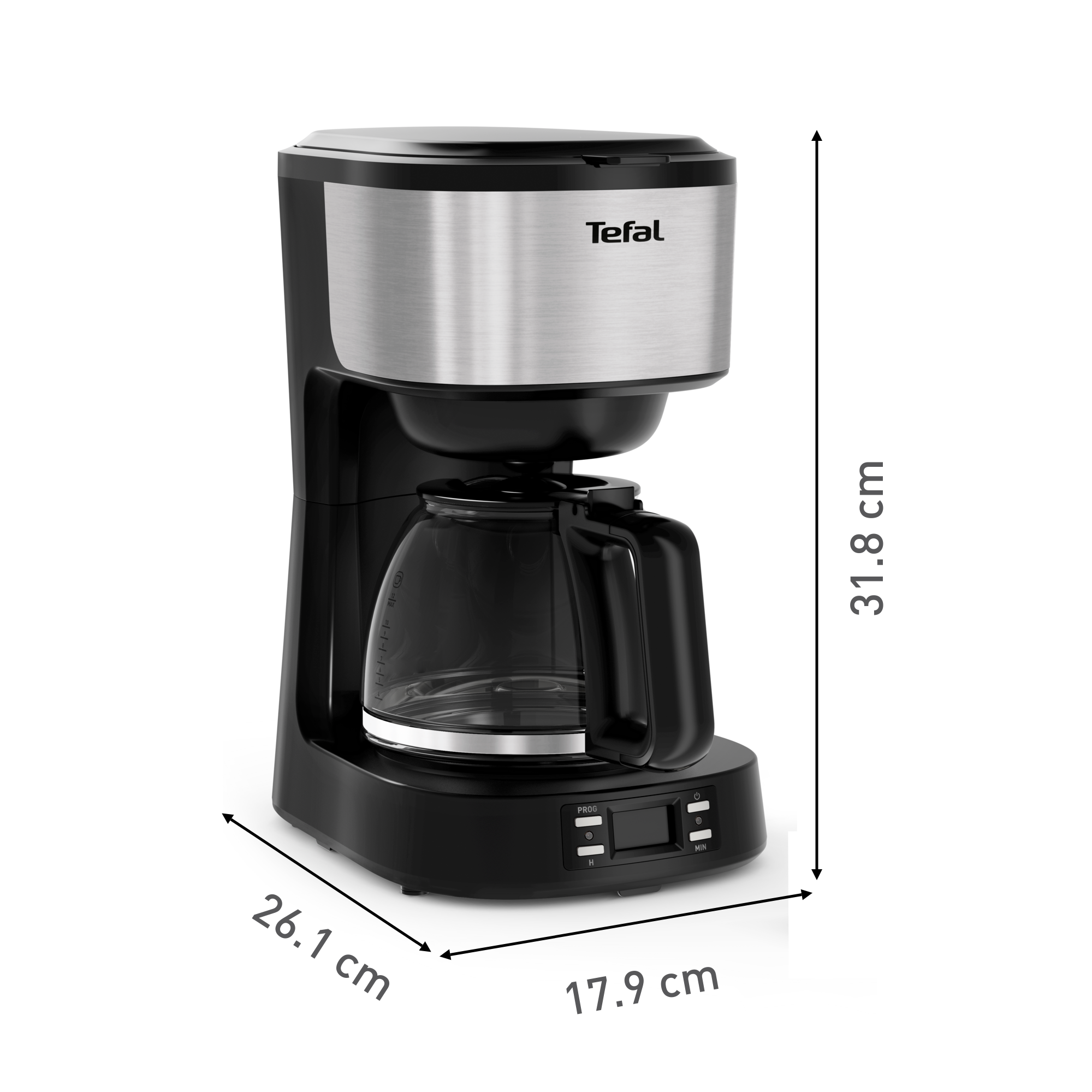 New Equinox Filter Coffee Maker, Timer, Easy Filling