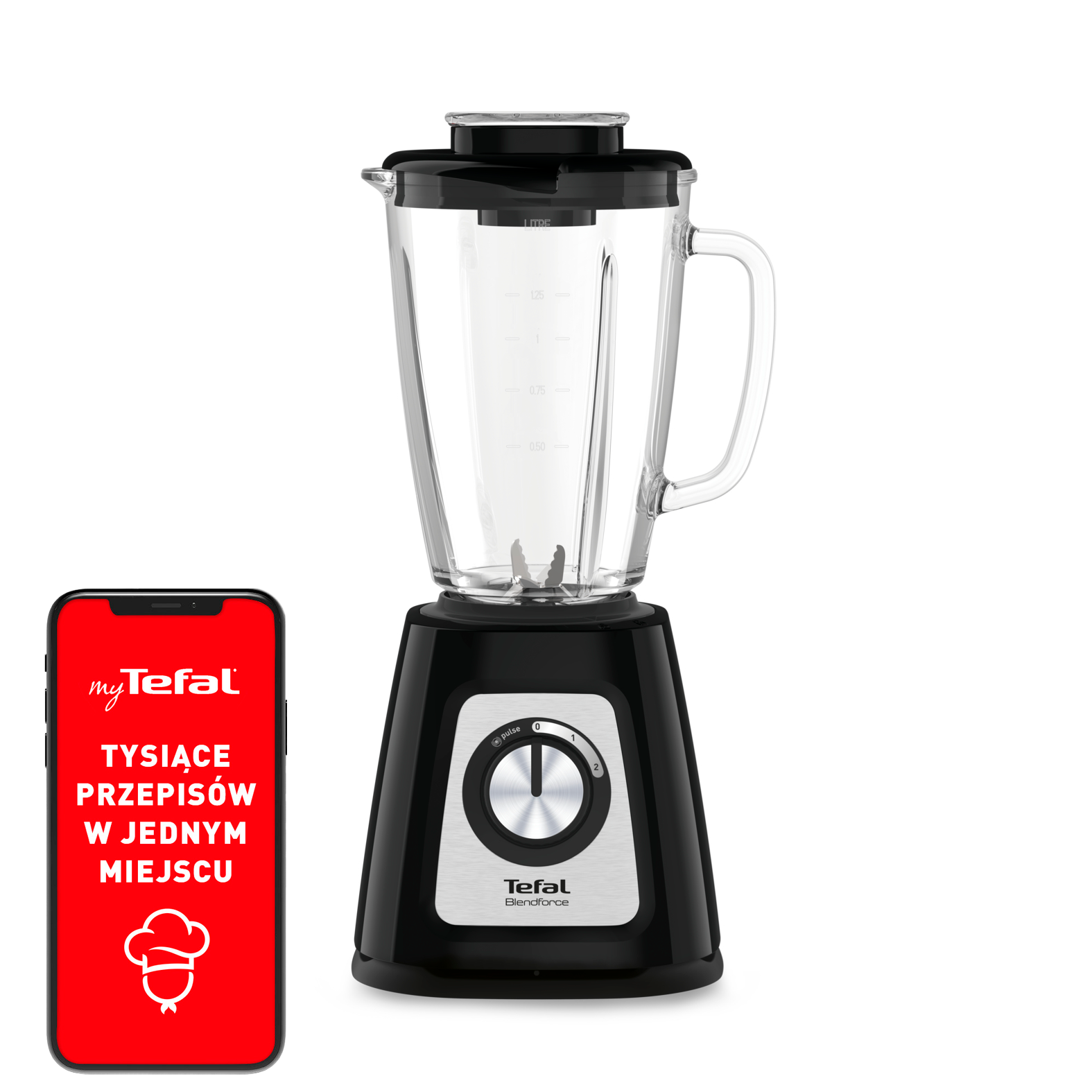 Blender kielichowy, Blendforce BL4358, 800W, kruszenie lodu