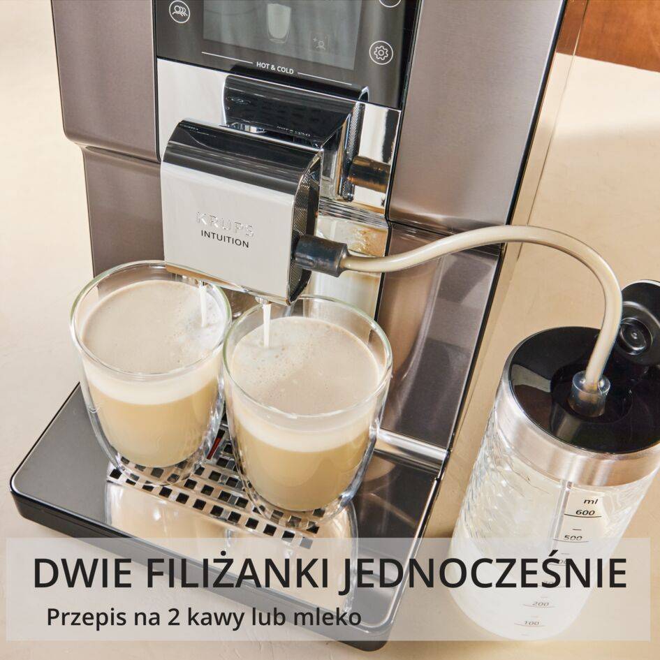 Ekspres do kawy ciśnieniowy KRUPS Intuition Experience Hot&Cold EA879N