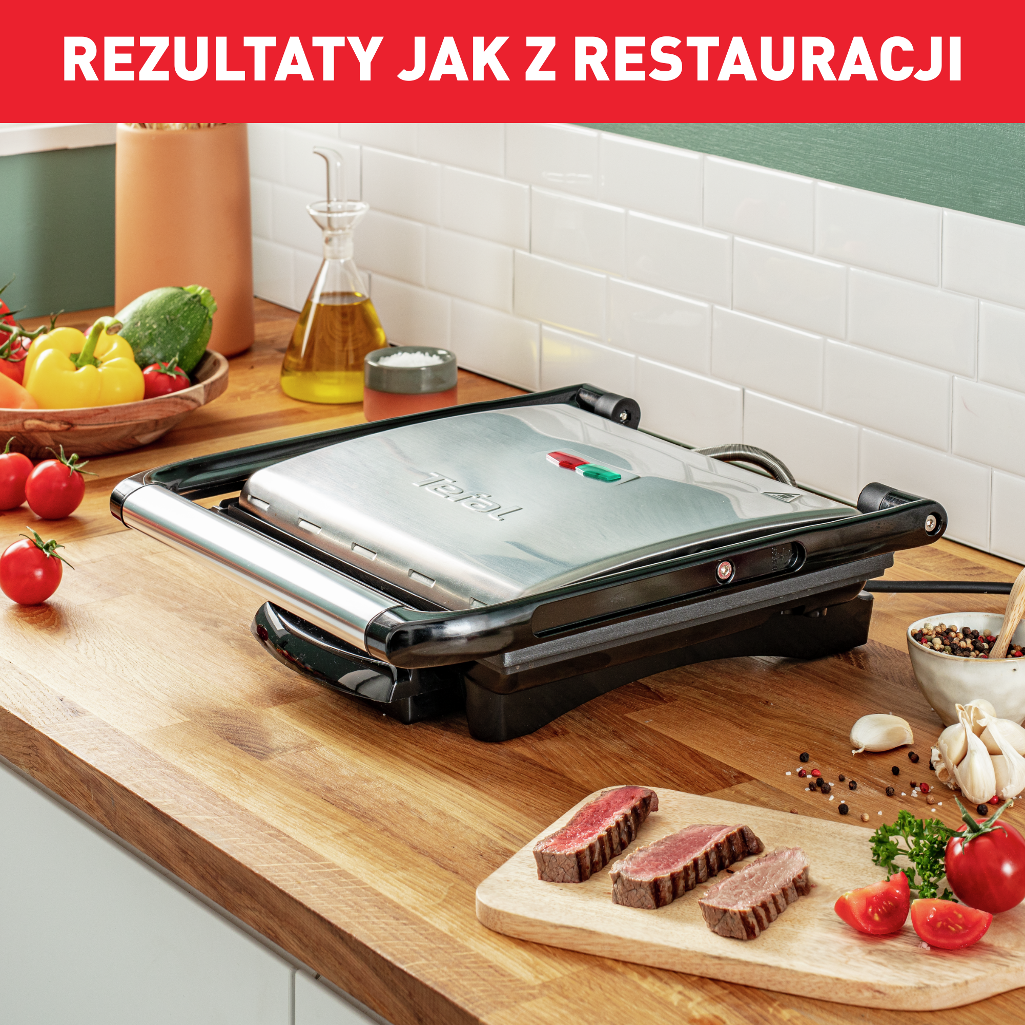 Grill elektryczny TEFAL INICIO PANINI GC241D