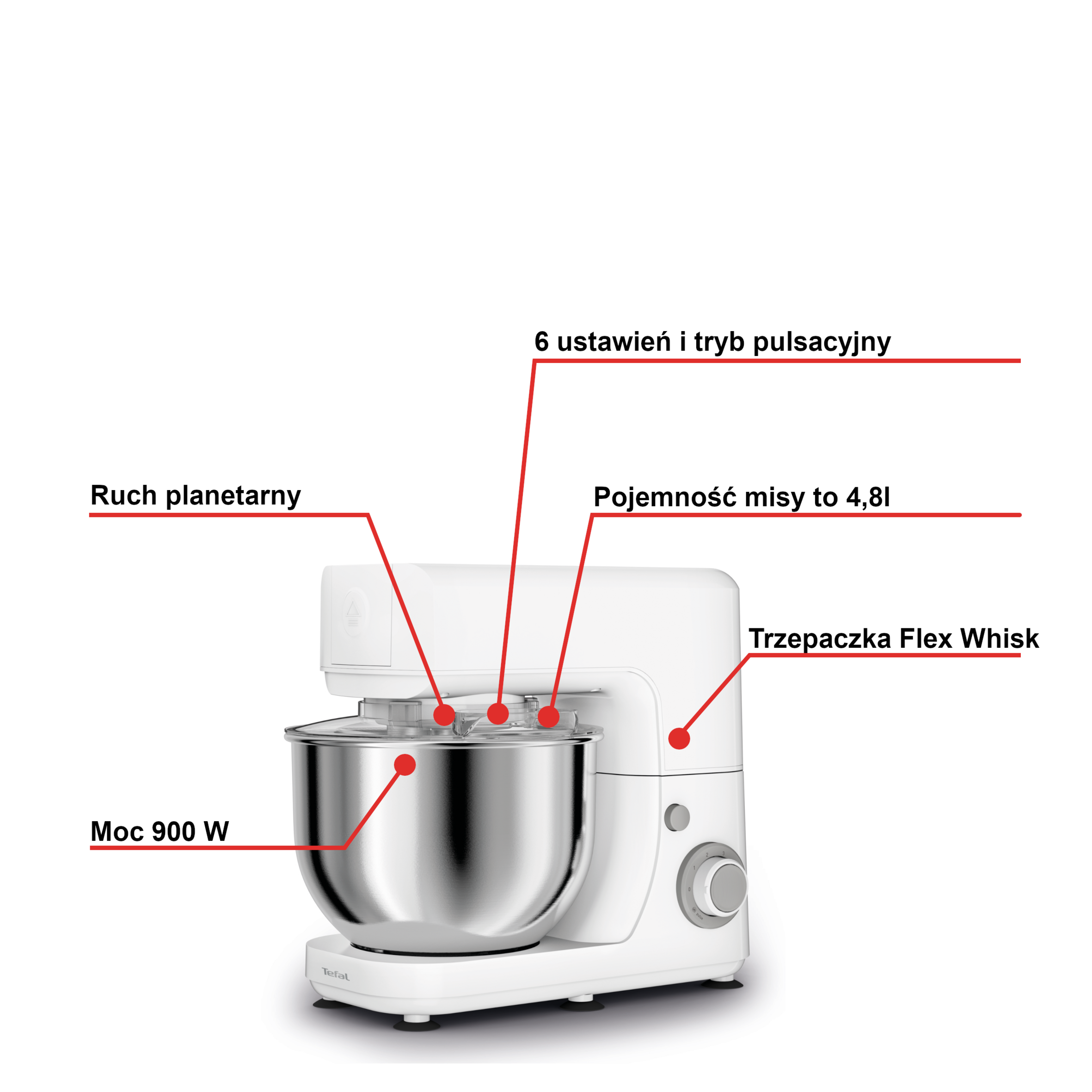 Robot planetarny TEFAL MASTERCHEF ESSENTIAL QB150138